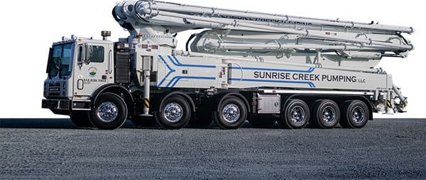 57 Meter Concrete Boom Pump